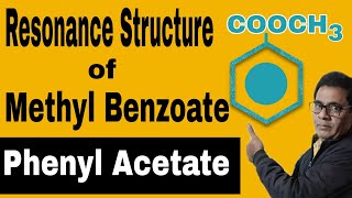 Resonance Structure of Methyl Benzoate 20  NEET IITJEE [upl. by Crockett]