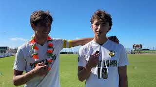 PLNU Mens Soccer Postgame  11224 vs Biola [upl. by Merriman]