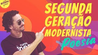 SEGUNDA GERAÇÃO MODERNISTA POESIA  Resumo de Literatura para o Enem [upl. by Thedric]