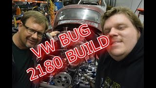 1969 VW BUG 2180 STROKER BUILD [upl. by Nahtanhoj]