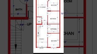 25x70 house plan [upl. by Ttej]