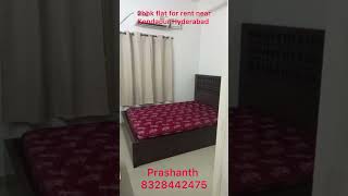 2bhk furnished flat for rent near kondapur Hyderabad home rent [upl. by Graybill]