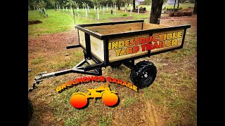 The INDESTRUCTIBLE Yard Cart Torsional Stub Axles fabrication [upl. by Matilda]