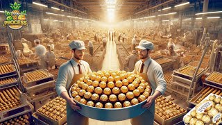 How Is Ferrero Rocher Made In Factory  Ferrero Rocher Factory Process [upl. by Morry]