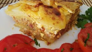 Bakina kuhinja  najbolji recept za musaku [upl. by Ainollopa]