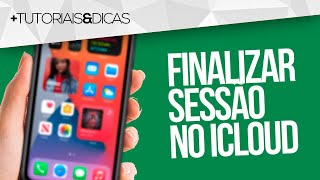 ☁️ Como FINALIZAR SESSÃO do iCLOUD no iPhone deslogar do iCloud [upl. by Hurless]