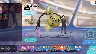 GREEN BADGE aegislash VS AEGISLASH STARTER POKEMON UNITE GAMEPLAY [upl. by Philomena]