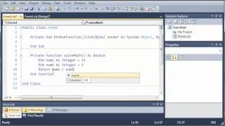 Visual Basic Tutorial  43  Functions [upl. by Frodina]