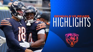 Chicago Bears Top Plays vs Cincinnati Bengals  2024 Preseason Preseason Week 2 [upl. by Suckram]