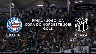 Gol  Bahia 0 x 1 Ceará  Copa do Nordeste  22042015 [upl. by Elamaj]