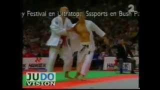 JUDO 1997 World Championships Djamel Bouras FRA  InChul Cho KOR [upl. by Dev]