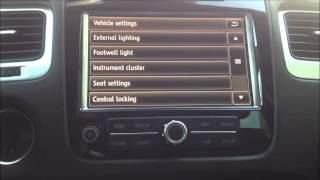 How To VW Touareg Speed Warning Activate and Deactivate [upl. by Darius]