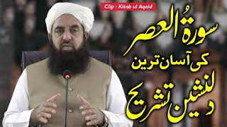 Surah Asar Ki Tashreeh  سورۃ العصر کی آسان ترین دلنشین تشریح  Molana Ilyas Ghuman DB  Clip 01 [upl. by Onahpets]