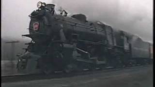 PRR K4 1361 Steam Locomotive 1987 Trial Run [upl. by Nandor]