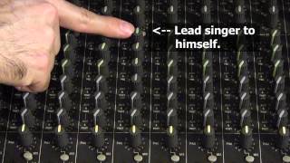 How to set up monitor mixes for live sound [upl. by Htial22]