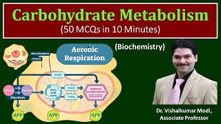 MCQs of Carbohydrates Metabolism Glycolysis TCA Cycle HMP Shunt Gluconeogenesis  Biochemistry [upl. by Nivad]