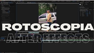 TUTORIAL ROTOSCOPIA AFTER EFFECTS 2024 EN ESPAÑOL RÁPIDO Y FÁCIL  FRANCOISISP [upl. by Shimkus]