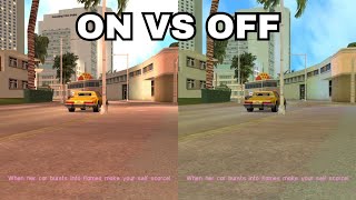 GTA Vice City trails comparison part 2 SkyGfx [upl. by Stambaugh]