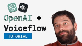 How to Build a Chatbot with OpenAI Assistants API Voiceflow amp Replit Tutorial [upl. by Atikin602]