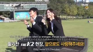 EngSub中文字幕 YoonaThe K2 CPRKissing BTS 允儿The K2人工呼吸亲吻花絮 [upl. by Annohsed]