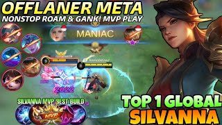 Silvanna 100 Deadly Offlaner With full damage Build 2021  Top 1 Global Silvanna  Mobile legends [upl. by Driskill748]