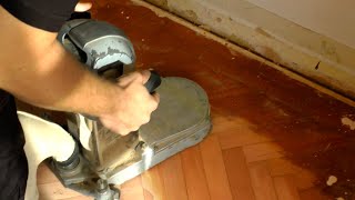 How to Use an Edge Floor Sander [upl. by Arnon]