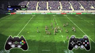 Rugby World Cup Game 2011  Gameplay highlights and features [upl. by Airdnat120]