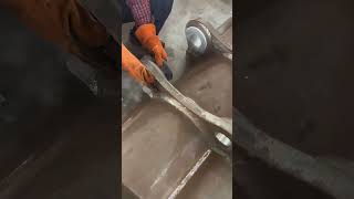 Use Liquid Nitrogen To Freeze Axle Sleeve 10Minutes For Contraction To Install Excavator Bucket [upl. by Shorter]