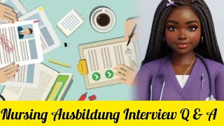 Interview Questions and Answers for nursing training in Germany 🇩🇪 [upl. by Artenek412]