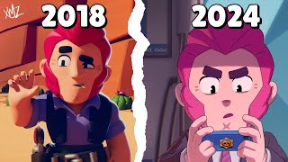 BRAWL STARS 2018  2024 Animazioni e Brawler 👀 Brawl Talk [upl. by Asemaj]