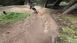 weekend in Bellwald ripping berms [upl. by Suixela]