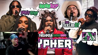 2024 XXL Freshman Cypher With Mexican OT Skilla Baby ScarLip Cash Cobain and Lay Bankz REACTION [upl. by Lindgren758]