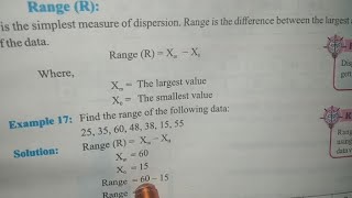 How to find Range of the following data  Range questions Class 8  10  11  math class channel [upl. by Wedurn448]