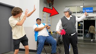 Crazy Grandpa Assaults Me in Walmart [upl. by Adalbert]