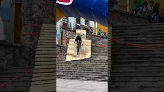 Duras caídas en el Enduro Urbano de Guanajuato 📹 hopeteam crash fail urban enduro downhill [upl. by Haukom725]