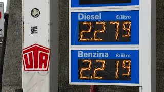 Carburanti prezzo gasolio si impenna e supera quello della benzina in diversi distributori genovesi [upl. by Eldora]