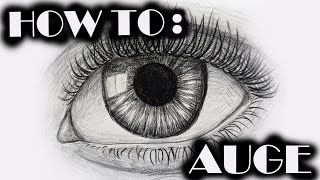 realistisches Auge zeichnen  Tutorial [upl. by Eidderf]