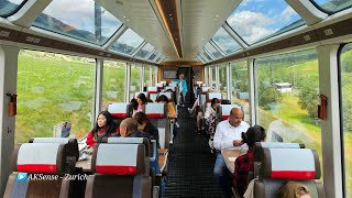 The Glacier Express Train Switzerland  Summer Season Train Journey  Part 1  4K 60p [upl. by Krutz]