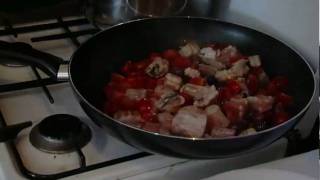 alici marinate pasta con gattuccio e olive gamberoni lardellati  Cx8 S1E9 [upl. by Bodi]