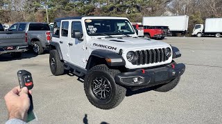 2024 Jeep Wrangler Rubicon Start Up Exhaust Test Drive Walkaround POV and Review [upl. by Namrehs]