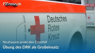 Neuhausen probt den Ernstfall Übung des DRK als Großeinsatz [upl. by Beverley348]