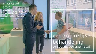 Verkoopmedewerker in de retail voor een dag  Randstad  Dag 79 [upl. by De]