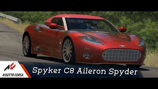 Assetto Corsa  Spyker C8 Aileron Spyder [upl. by Sherill]