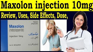 Metoclopramide injection uses in urdu  Review maxolon 10mg injection hindi  Uses Side Effects [upl. by Avla]