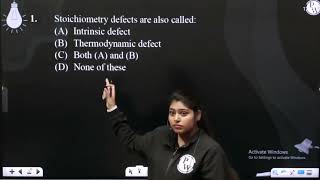 Stoichiometry defects are also called [upl. by Chemosh]