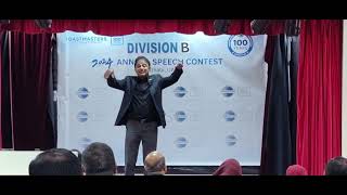 Getting Old humor Toastmasters Humorous Speech Contest [upl. by Cranston]