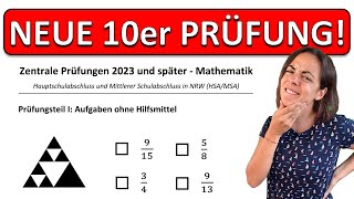 🚀🚀🚀 Schaffst DU die NEUE PRÜFUNG 2023 für den HauptRealschulabschluss  Teil ohne Hilfsmittel [upl. by Ennahtebazile]