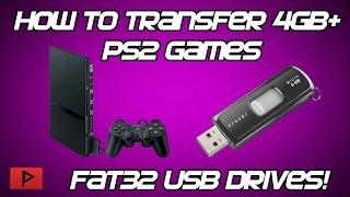 How To Copy Large 4GB PS2 Games to FAT32 USB Drive Tutorial [upl. by Lysander]