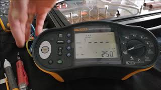 Fluke 1664 FC VDE 0100 installationstester VDE 0105 Anlagentester Autotest Automatiktest Bedienung [upl. by Sophronia]