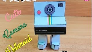 camara polaroid papercraft [upl. by Nylrahs21]